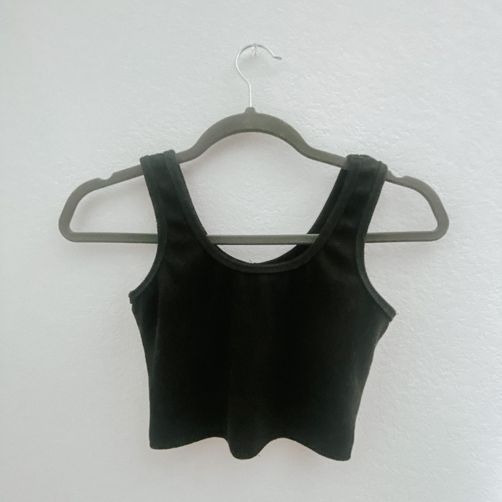 Black Crop Top